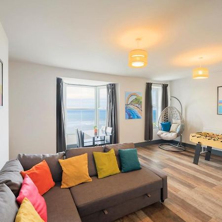 Seafront Apartment With Balcony, Parking And Sea Views Aberystwyth Exterior photo